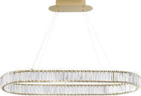 NOVA LUCE 9333073 AURELIA Kristály Függesztett Lámpa LED IP20