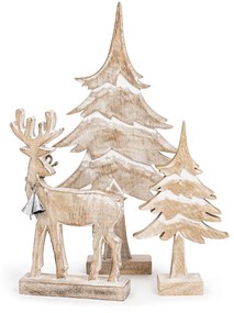 4Home Nordic Reindeer mangófa dekoráció, 33 cm