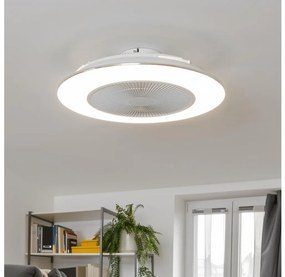 Brilagi - AURA LED/38W/230V fehér dimmelhető lámpa ventilátorral + DO