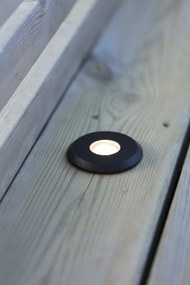 MARKSLÖJD 107284 GARDEN24 Kültéri Talajba Építhető Lámpa Fekete LED IP44