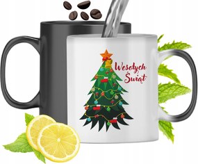 Mágikus Karácsonyi Színváltó Bögre fényképes nyomtatással