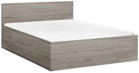 SOFIA ágy 140 x 200 cm, trüffel tölgy Ágyrács: Léces ágyrács, Matrac: Coco Maxi 20 cm matrac