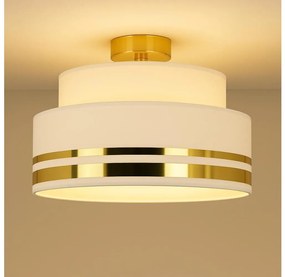 Mennyezeti lámpa TAMI 1xE27/60W/230V átm. 40 cm fehér/arany