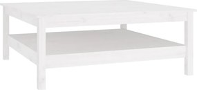 vidaXL tömör fenyőfa dohányzóasztal 100 x 100 x 40 cm