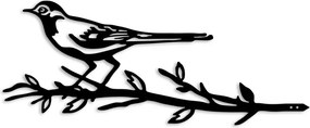 Bird fém kerti dísztárgy, fekete, 50×20 cm – TR565TNL1303