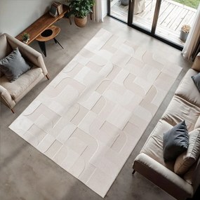 Krémszínű kültéri-beltéri szőnyeg 200x290 cm Doha 1651 Cream – Ayyildiz Carpets