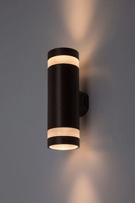 RÁBALUX 77212 URFA LINE Modern Kültéri Fali Lámpa Barna IP44