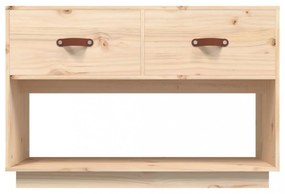tömör fenyőfa TV-szekrény 90x40x60 cm