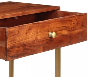 tömör akácfa tálalóasztal 100 x 35 x 76 cm