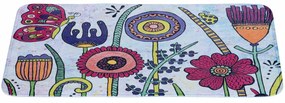 Wenko Rollin'Art Full Bloom fürdőszoba szőnyeg 45 x 70 cm