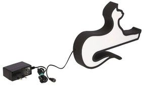 Fekete gyerek éjjelilámpa Cat – Candellux Lighting