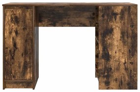 füstös tölgy színű szerelt fa íróasztal 120x42x76 cm