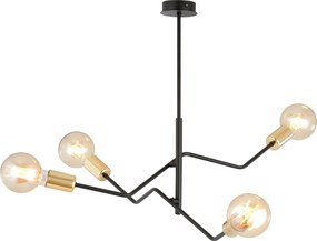 Emibig modern mennyezeti lámpa bolt fekete emi1125/4