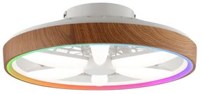 Brilliant - LED RGBW Dimmelhető mennyezeti ventilátor GAIANO LED/24W/230V + távirányító