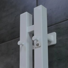 Elektromos törölközőszárító SILOUETTE 187W/230V 120,6 cm IP44 jobb fehér