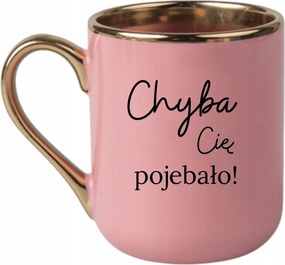 Bögre Elegáns Rózsaszín Arany Rant Vicces Ajándék Szerintem P******