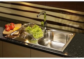 Deante ZEX_0113 - Mosogató XYLO 43,5x78 cm szatén