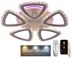 NEDES LED RGB állítható mennyezeti lámpa LED/70W/230V 3000-6500K + távirányító ND3391