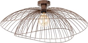 Okos mennyezeti lámpa bronz színben, dupla búrával, 45 cm, WiFi G95-tel - Pua