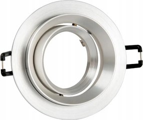 Lika MR16 süllyesztett lámpatest kerek, ezüst 322012