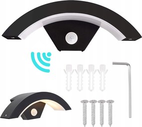 Led-es Kültéri Fali Lámpa Bejárati Ajtó Fölé ip65 mozgásérzékelővel 18w