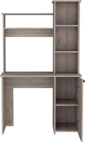 Polcos íróasztal tárolóval 156x75x146cm fehér FUR1235-1