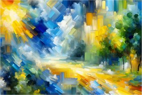 Kép - Absztrakt napos nap (90x60 cm)