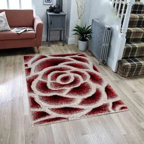 Renátó 3d shaggy szőnyeg 125 x 200 cm exclusive luxus virágmintás