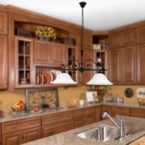 Rabalux 7777 - Csillár láncon DOROTHEA 2xE27/60W/230V