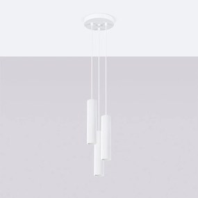 Fehér függőlámpa ø 19,5 cm Gleam – Sollux