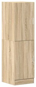 vidaXL sonoma tölgy színű szerelt fa konyhaszekrény 38x41,5x131,5 cm