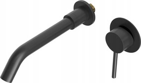 Mosdó Csaptelep Falsík Alatti Fürdőszobai Sárgaréz Box Csaptelep Kivo Fekete