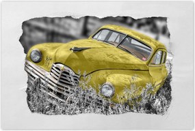 Poszterek 90x60 Sárga oldtimer