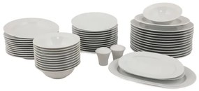 53 darabos étkészlet, fehér/porcelán