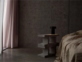 Fekete műanyag LED asztali lámpa (magasság 18 cm) Oblong – Zone