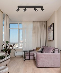 KAJA K-4554 MONTI Fekete Színű Spotlámpa 4xGU10 10W IP20