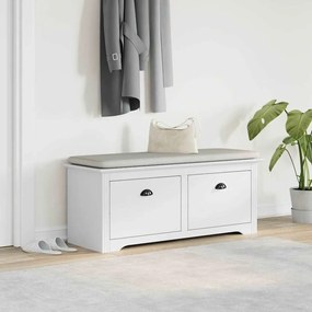 előszobai pad BODO&quot; Fehér 114x40x45 cm&quot;