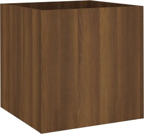 vidaXL barna tölgy színű szerelt fa virágtartó 40 x 40 x 40 cm