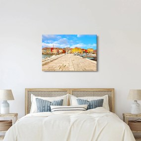 Kép - Poreč régi isztriai városa, Horvátország (90x60 cm)