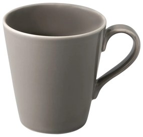 Like Organic szürke porcelán bögre, 350 ml - Villeroy &amp; Boch