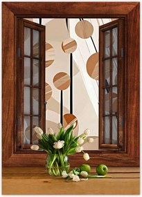 Poszterek 50x70 Bézs az oszlopokon