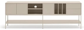 Krémszínű TV-állvány 220x74x45 cm Platt – Teulat