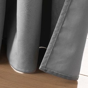 Antracitszürke bársony függöny 140x260 cm Olympe – douceur d'intérieur