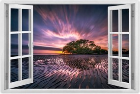 Poszterek 90x60 Gyönyörű lila tájkép