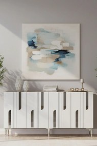 Nota 150 - Sapphire Oak, White, Silver