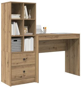Tárolós Íróasztal Artisan tölgy Szerelt fa