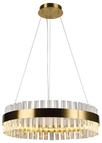 Brilagi - LED Dimmelhető kristály csillár zsinóron HALO LED/40W/230V + távirányító