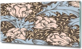 Fotó üvegkép Sárga virágok háttér 100x70