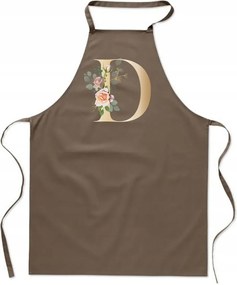 Konyhai Kötény Bézs D Betűvel Dávid Dagmara Danka Diana FA_345_b