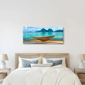 Kép egy függőágyról a tengerparton 3 (120x50 cm)